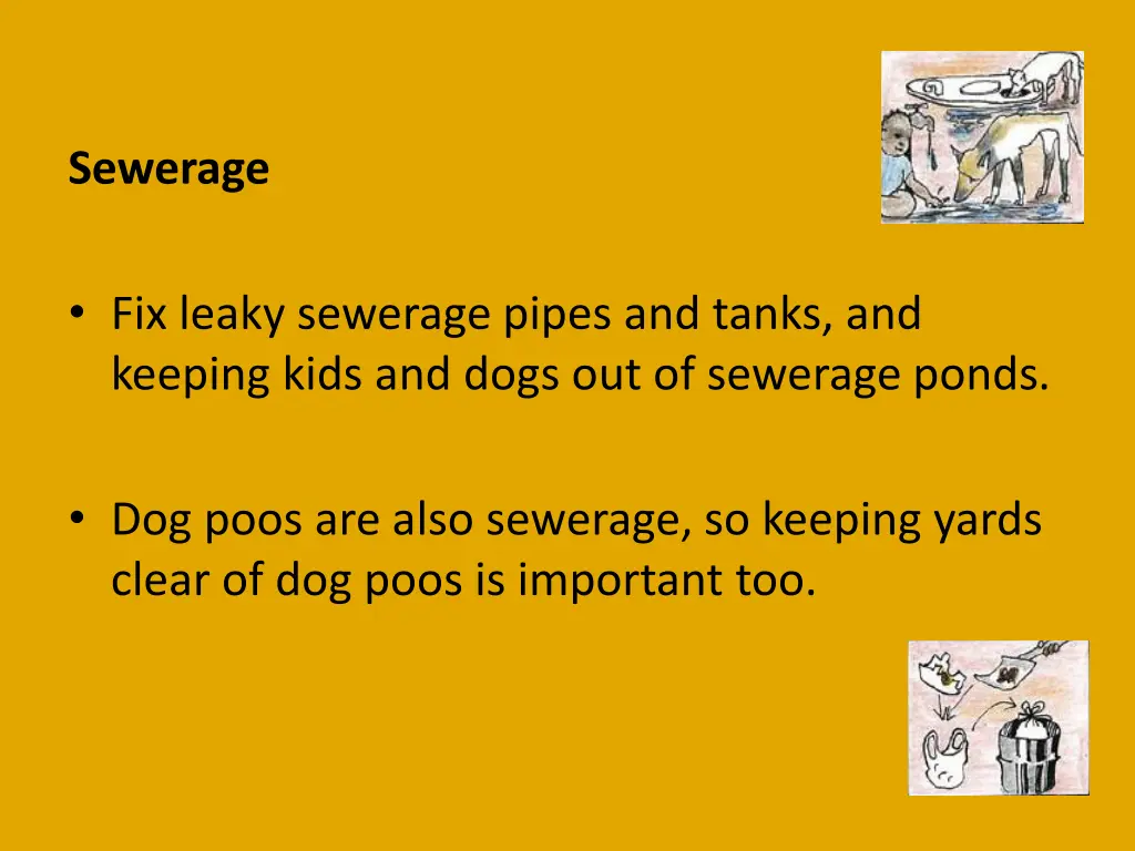 sewerage