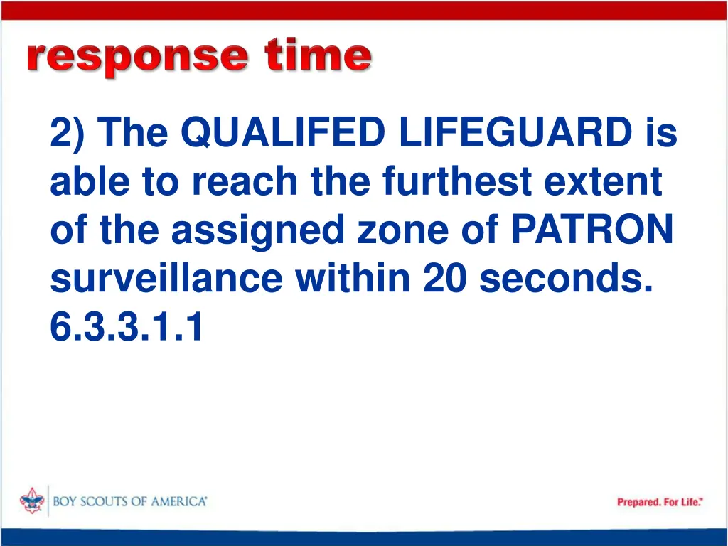 2 the qualifed lifeguard is able to reach