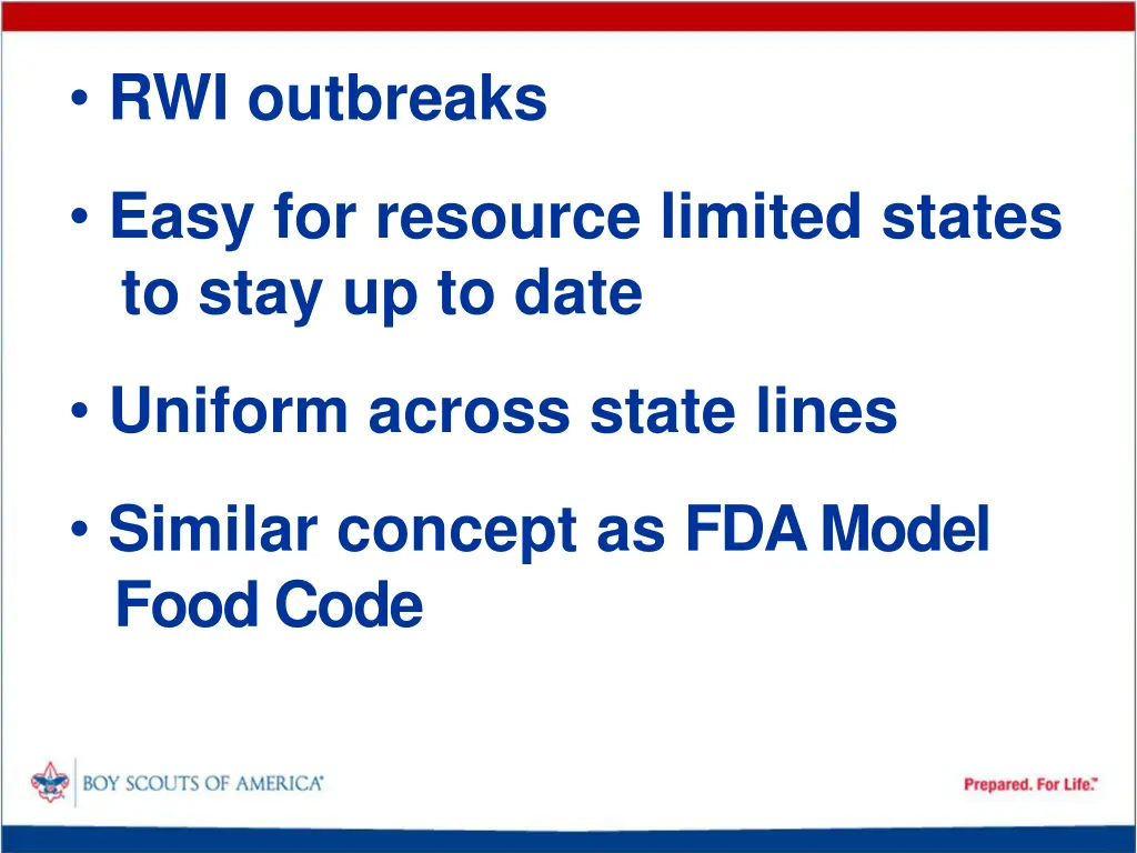 rwi outbreaks