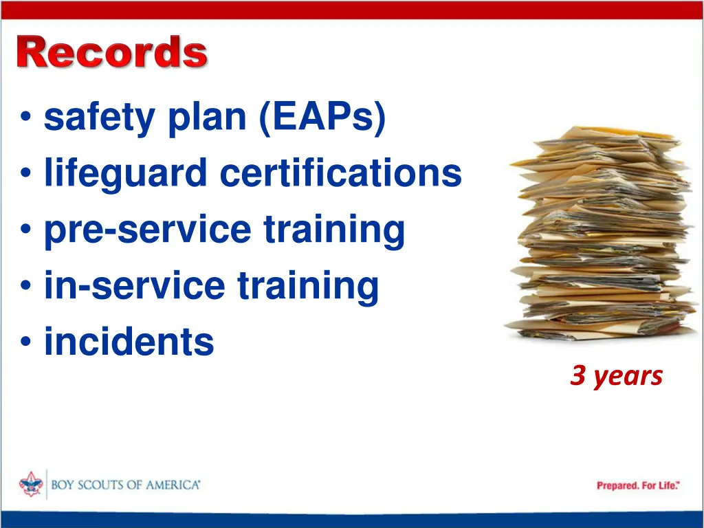 safety plan eaps lifeguard certifications