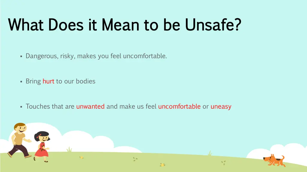 what does it mean to be unsafe what does it mean