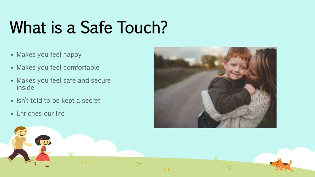 what is a safe touch what is a safe touch