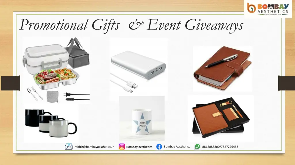 promotional gifts event giveaways 2