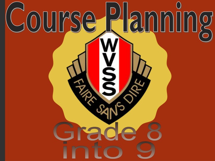 course planning