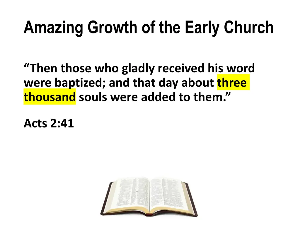 amazing growth of the early church 2