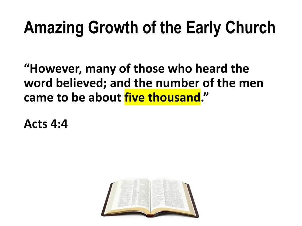 amazing growth of the early church 3