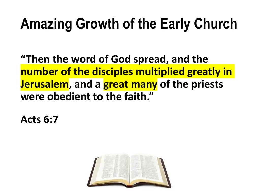 amazing growth of the early church 5