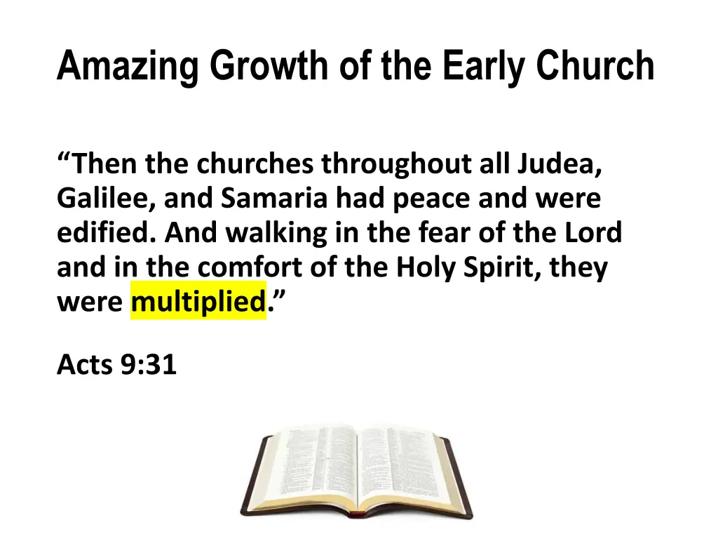 amazing growth of the early church 6