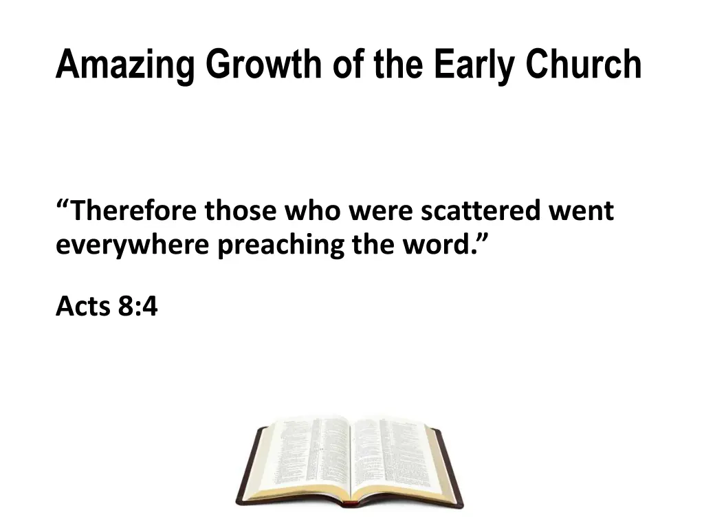 amazing growth of the early church 9