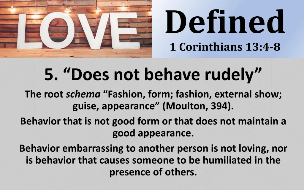 defined 1 corinthians 13 4 8 12