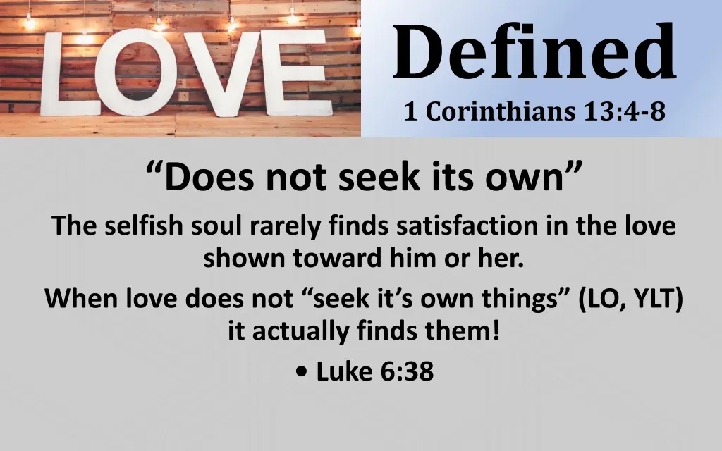 defined 1 corinthians 13 4 8 14