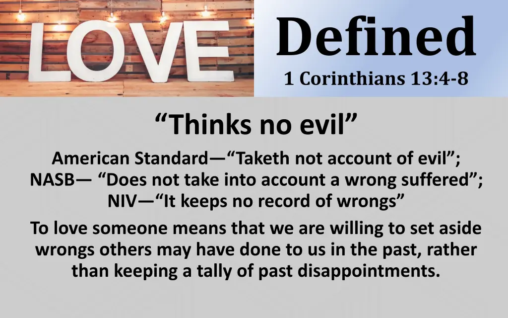 defined 1 corinthians 13 4 8 17