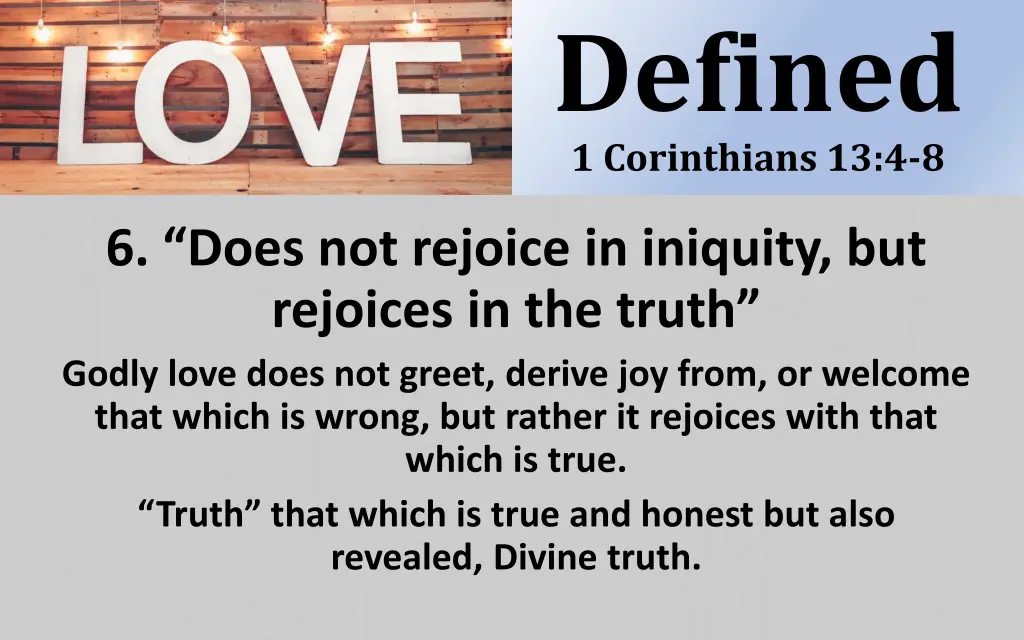 defined 1 corinthians 13 4 8 18