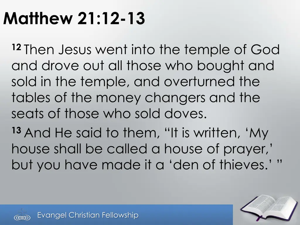 matthew 21 12 13