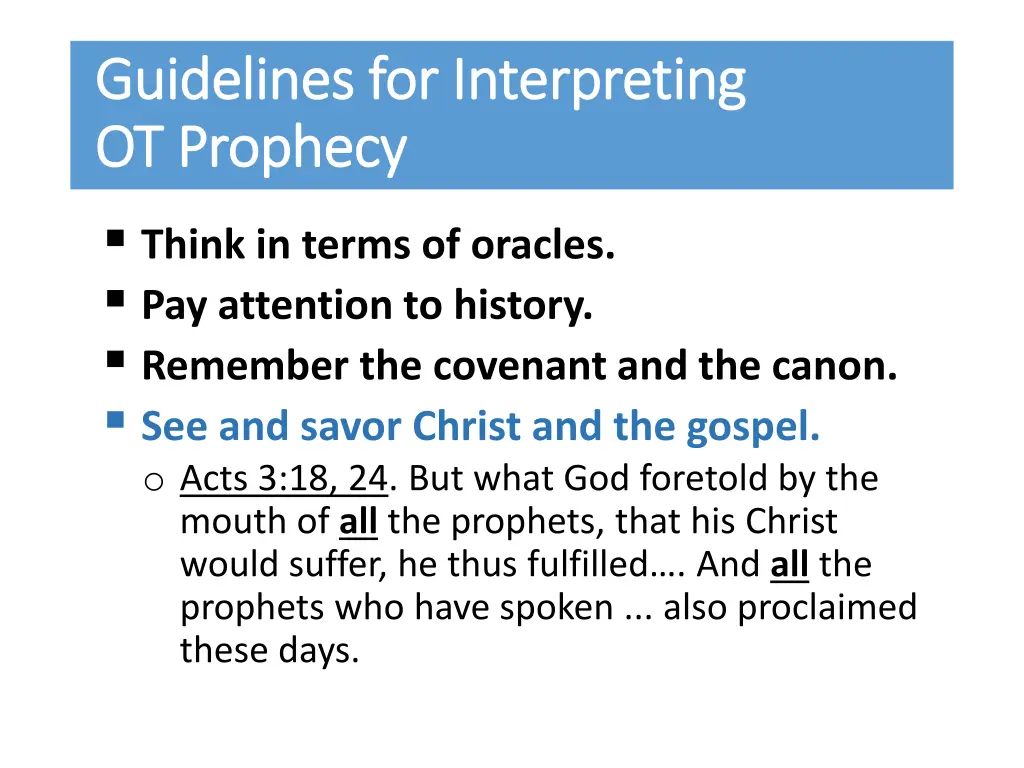 guidelines for interpreting guidelines