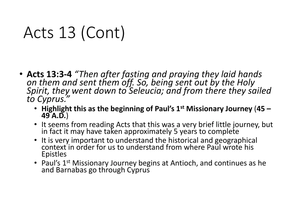 acts 13 cont