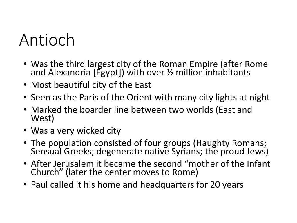 antioch