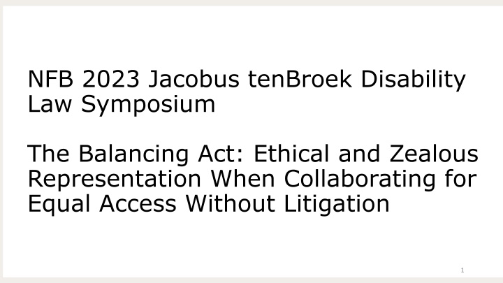 nfb 2023 jacobus tenbroek disability law symposium