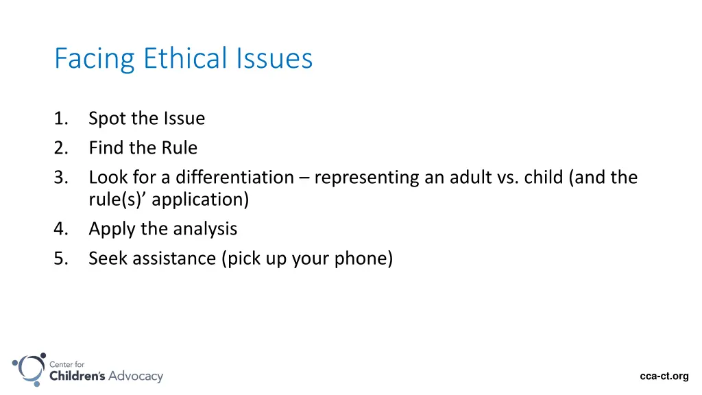 facing ethical issues