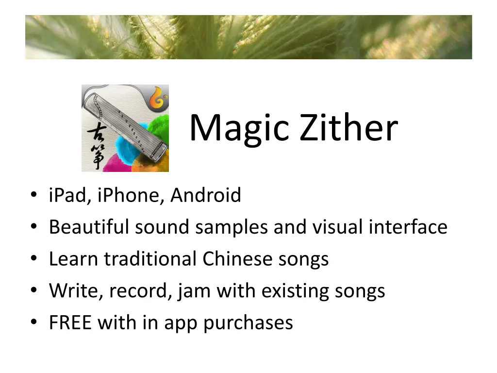 magic zither