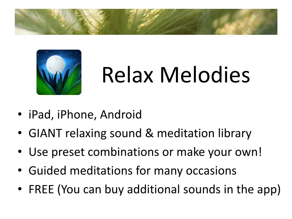 relax melodies