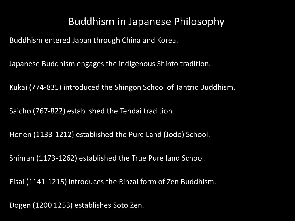 buddhism in japanese philosophy