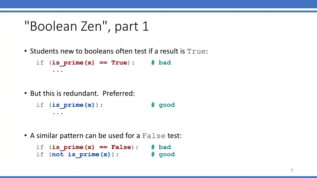 boolean zen part 1