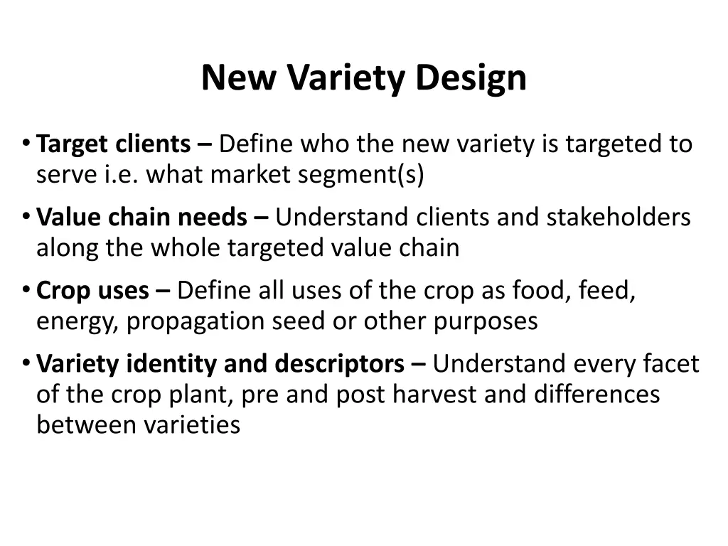 new variety design