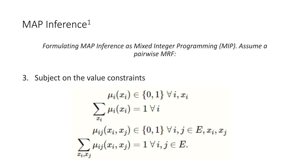 map inference 1 2