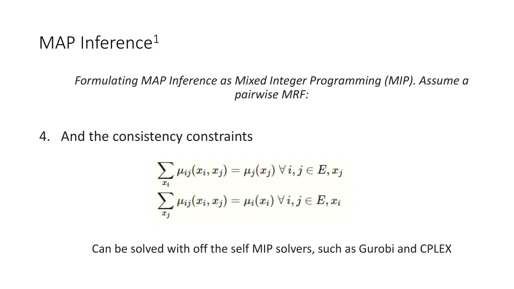 map inference 1 3