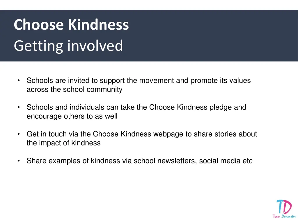 choose kindness getting involved