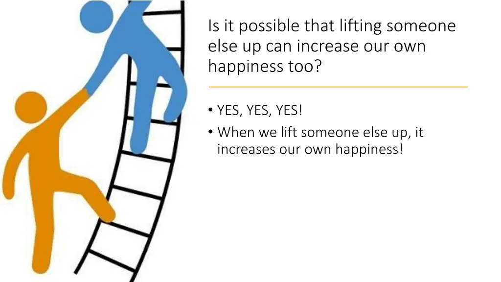 is it possible that lifting someone else