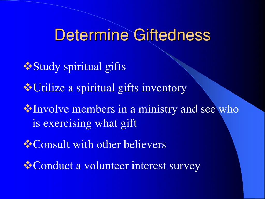 determine giftedness