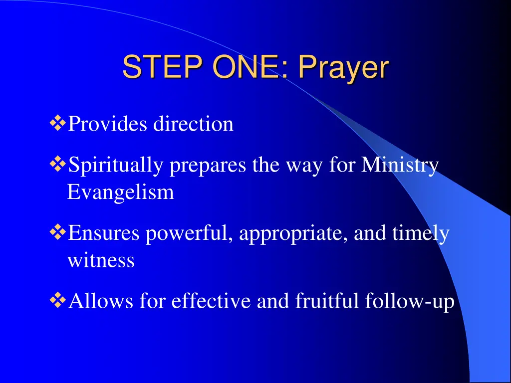 step one prayer