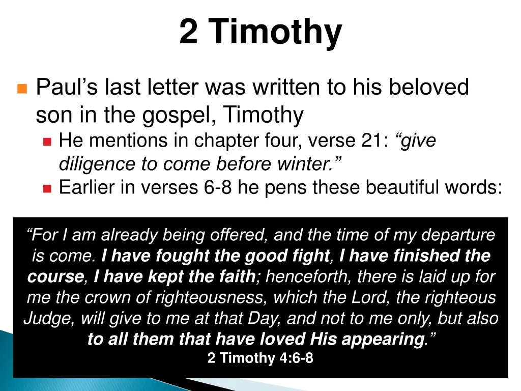 2 timothy