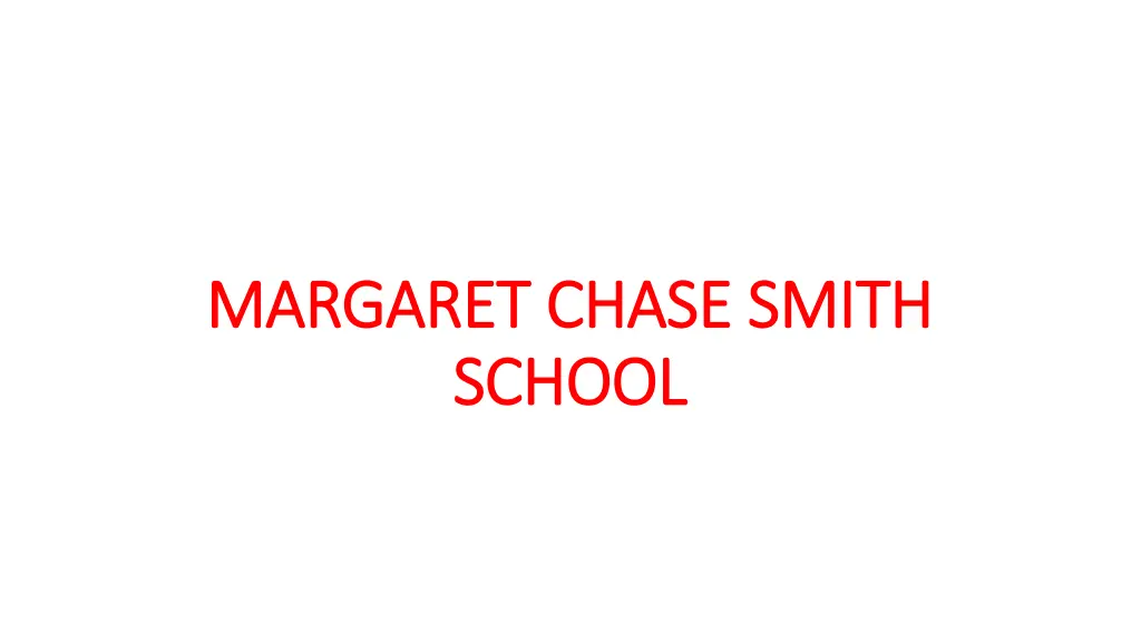 margaret chase smith margaret chase smith school