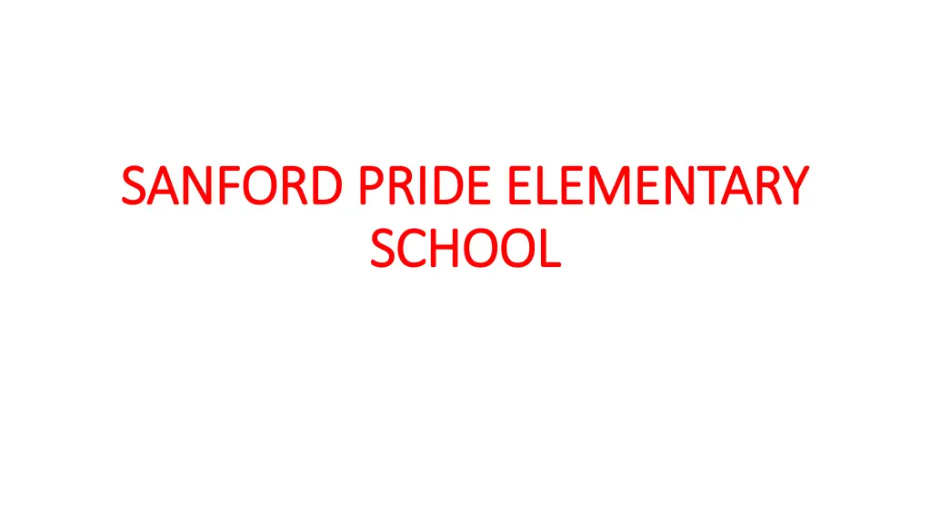 sanford pride elementary sanford pride elementary