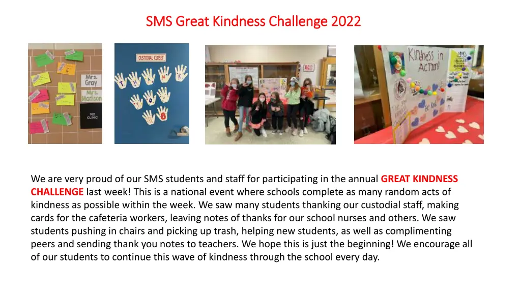 sms great kindness challenge 2022 sms great