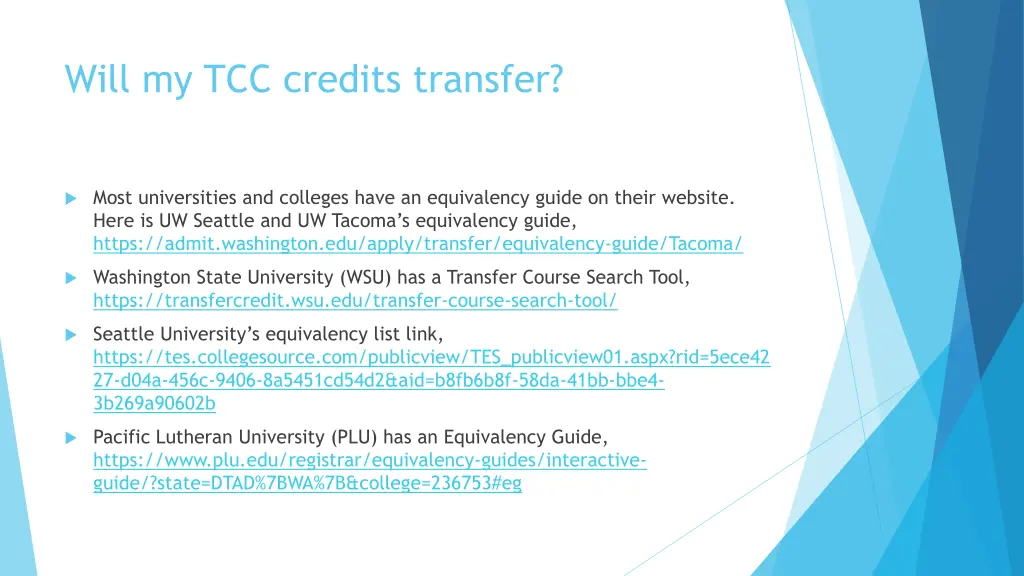 will my tcc credits transfer