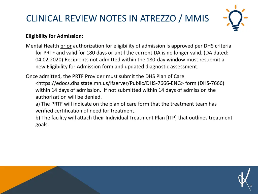 clinical review notes in atrezzo mmis