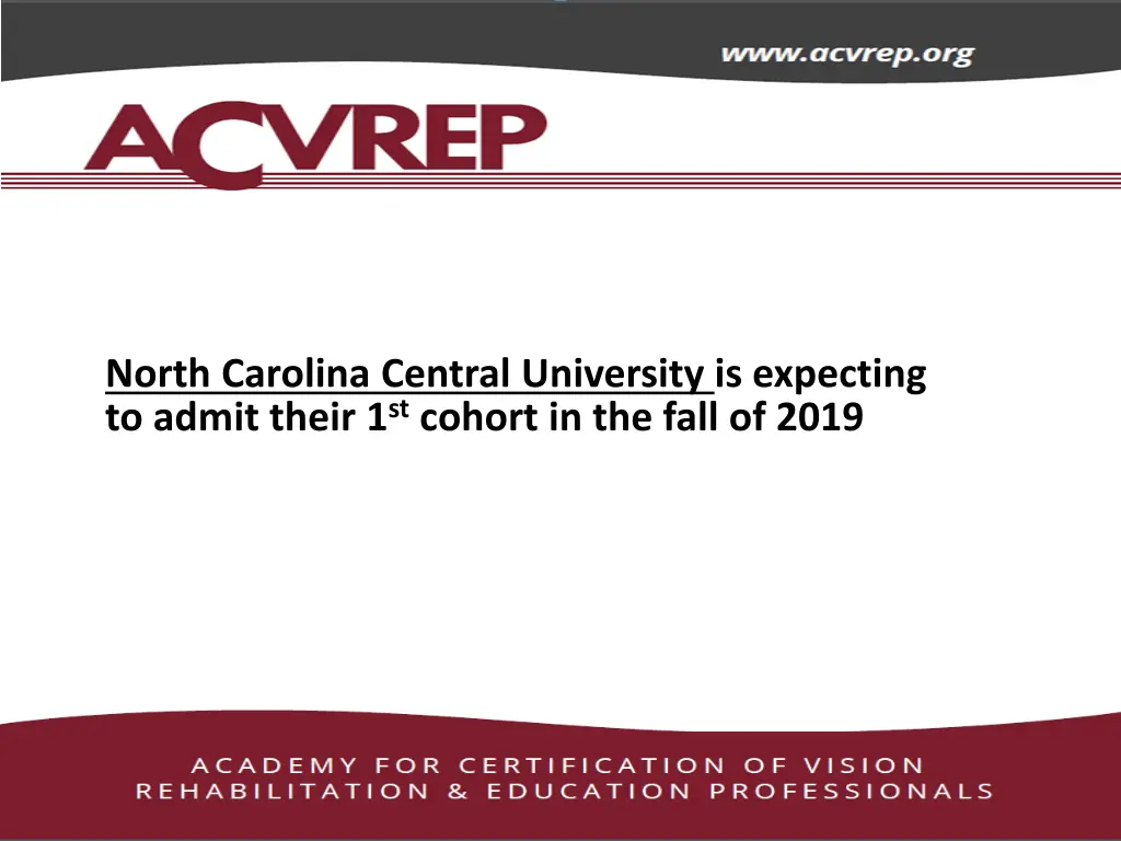 north carolina central university is expecting