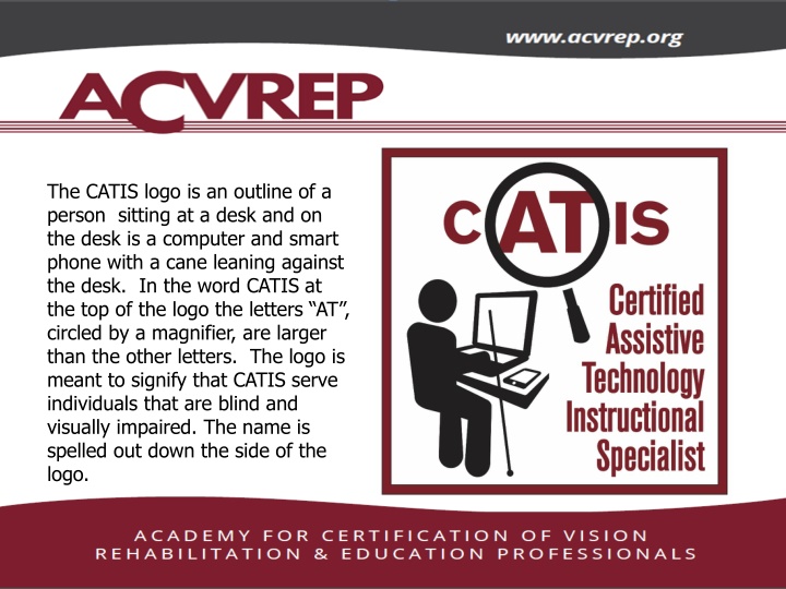 the catis logo is an outline of a person sitting