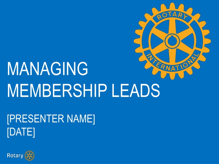 managing membership leads