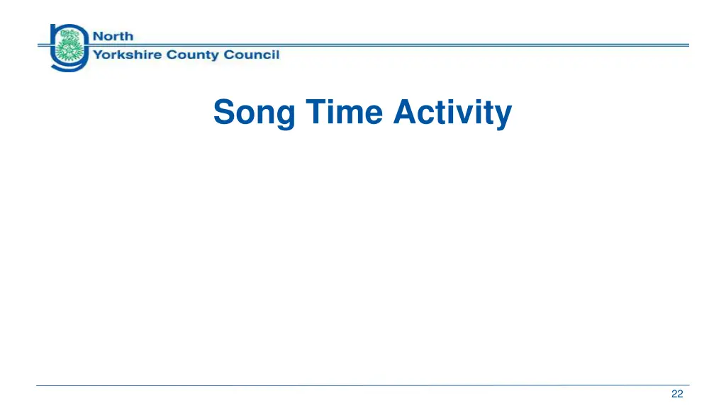 song time activity