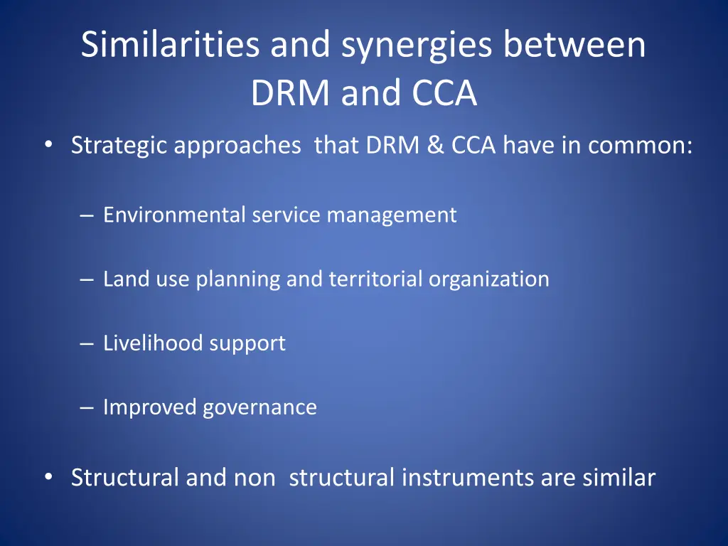 similarities and synergies between 1