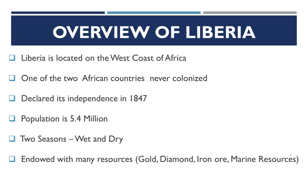 overview of liberia