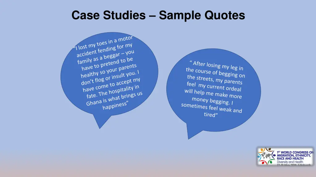 case studies sample quotes