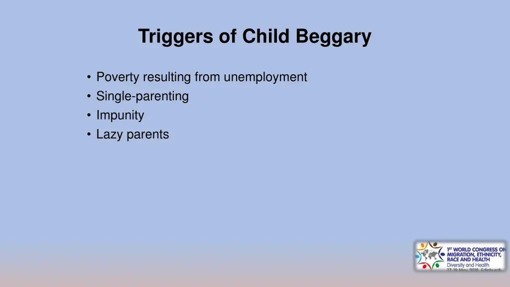 triggers of child beggary