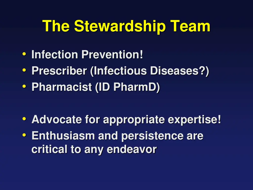 the stewardship team