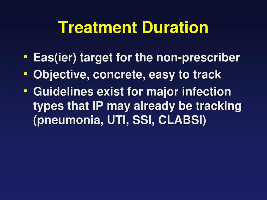 treatment duration